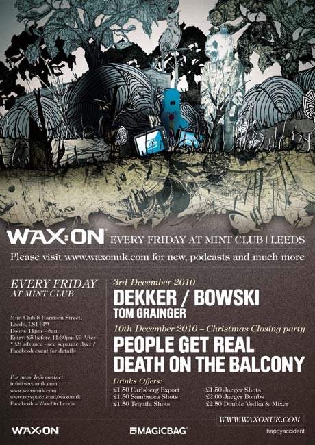 Wax:on with Dekker, Bowski - Página frontal