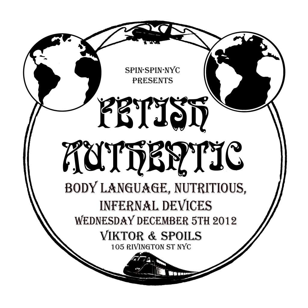 Fetish Authentic: Body Language, Nutritious & Infernal Devices (dj set) - Página frontal