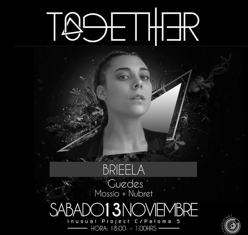 Together presents: Brieela at The Beginning Party - Página frontal