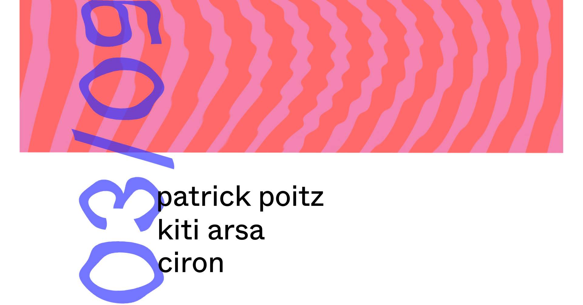 bürro with Patrick Poitz, kiti arsa, ciron - フライヤー表