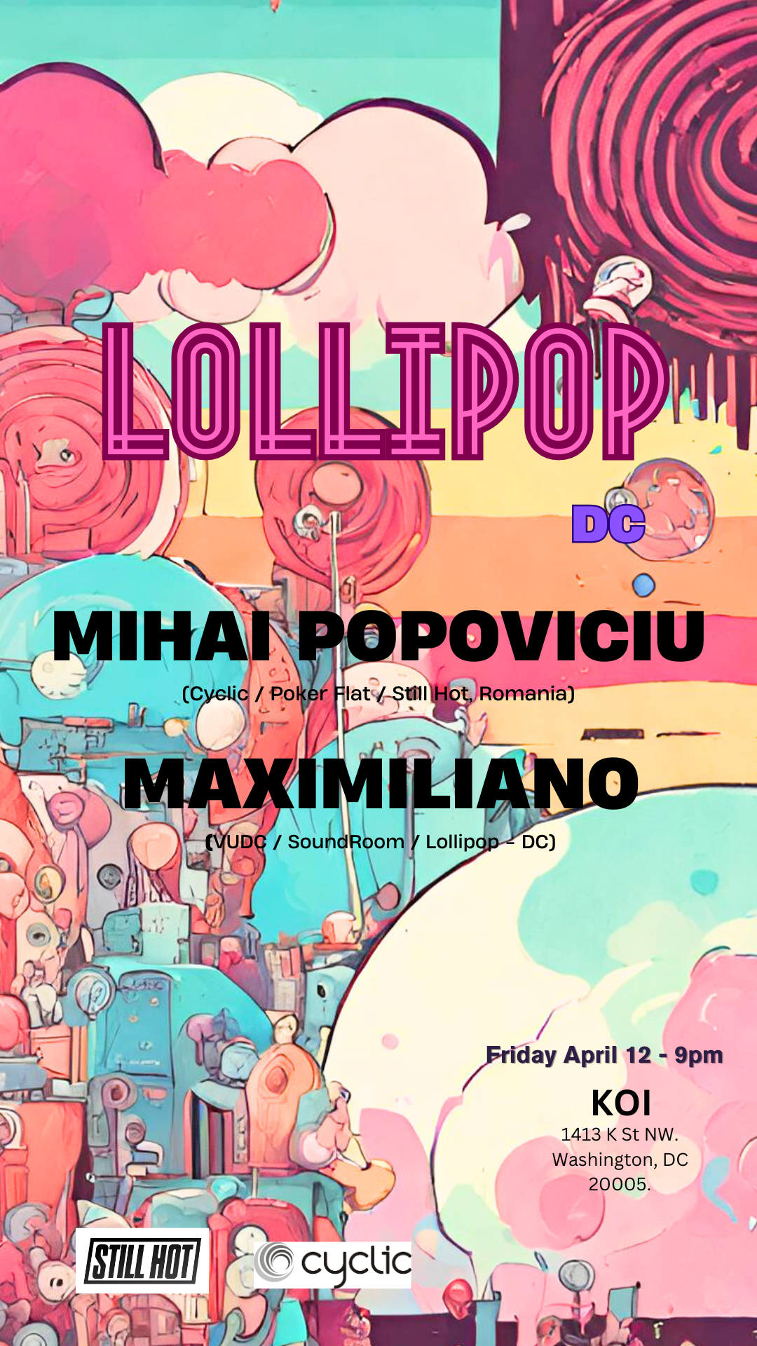 LOLLIPOP: MIHAI POPOVICIU - Maximiliano - フライヤー表