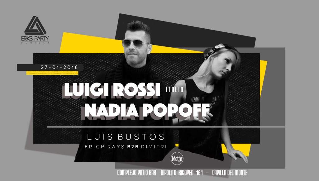 Erks Party with Luigi Rossi & Nadia Popoff - Página frontal