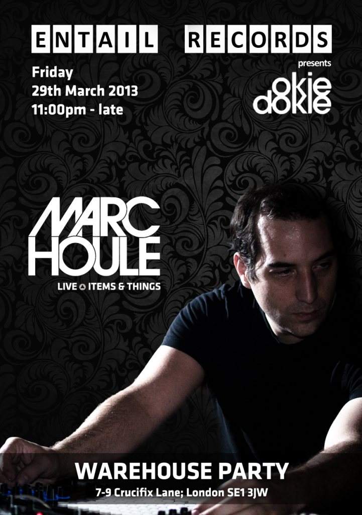 Entail presents Easter Warehouse Party with Marc Houle (Live) - フライヤー表