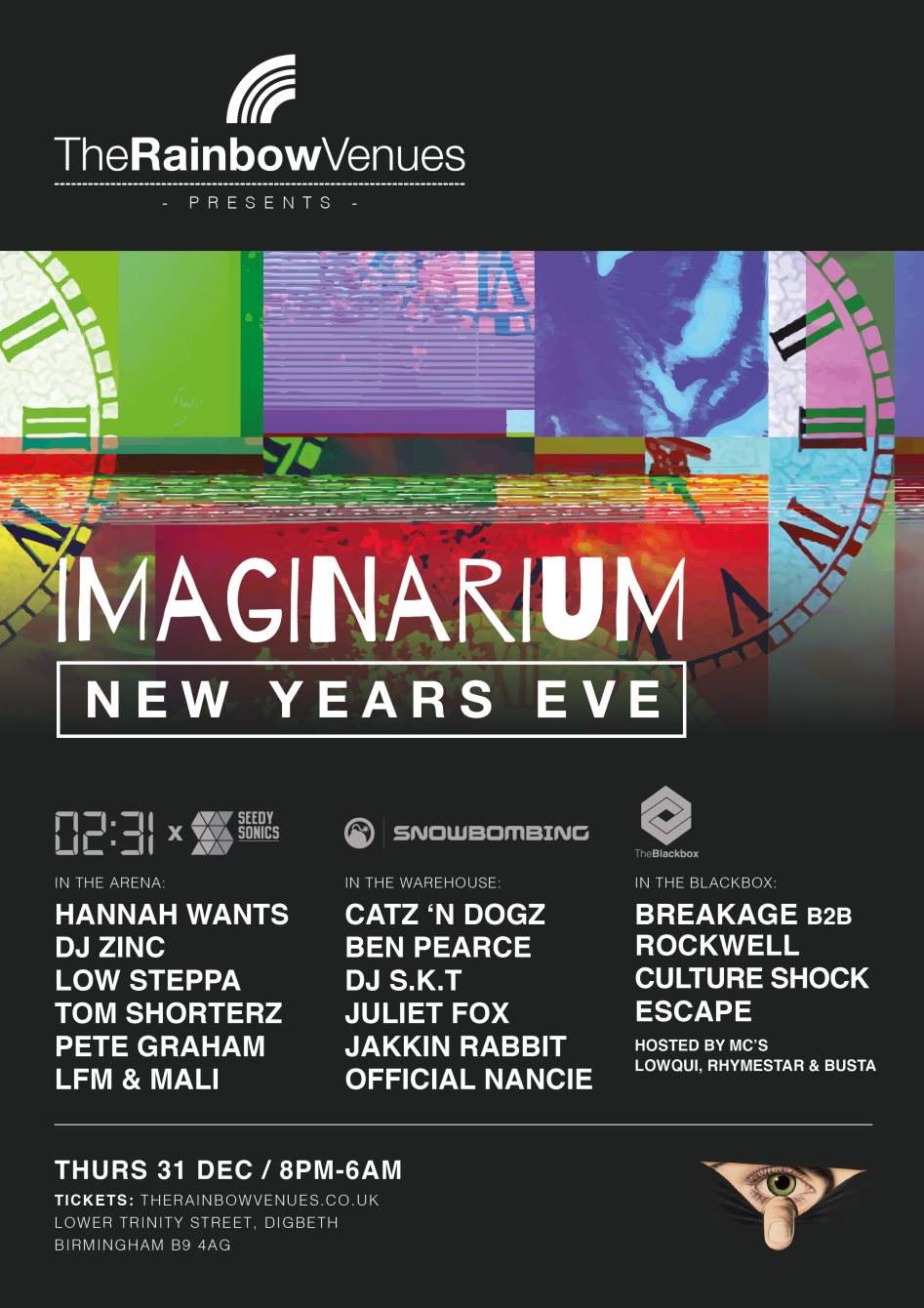 The Rainbow Venues: New Years Eve - Página frontal
