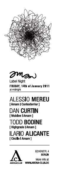Amam Label Night - Página frontal