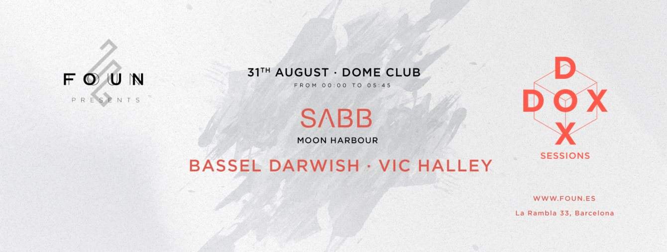 Foun DOX Sessions with Sabb, Bassel Darwish, Vic Halley - Página frontal