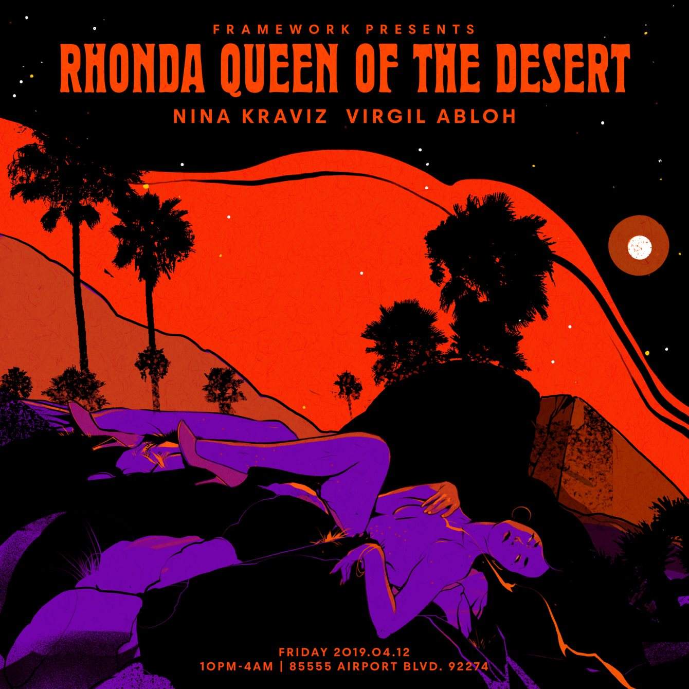Rhonda Queen of the Desert with Nina Kraviz and Virgil Abloh - Página frontal