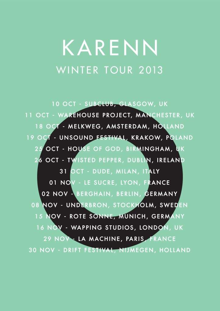 Karenn (Live) - Winter Tour - Página frontal