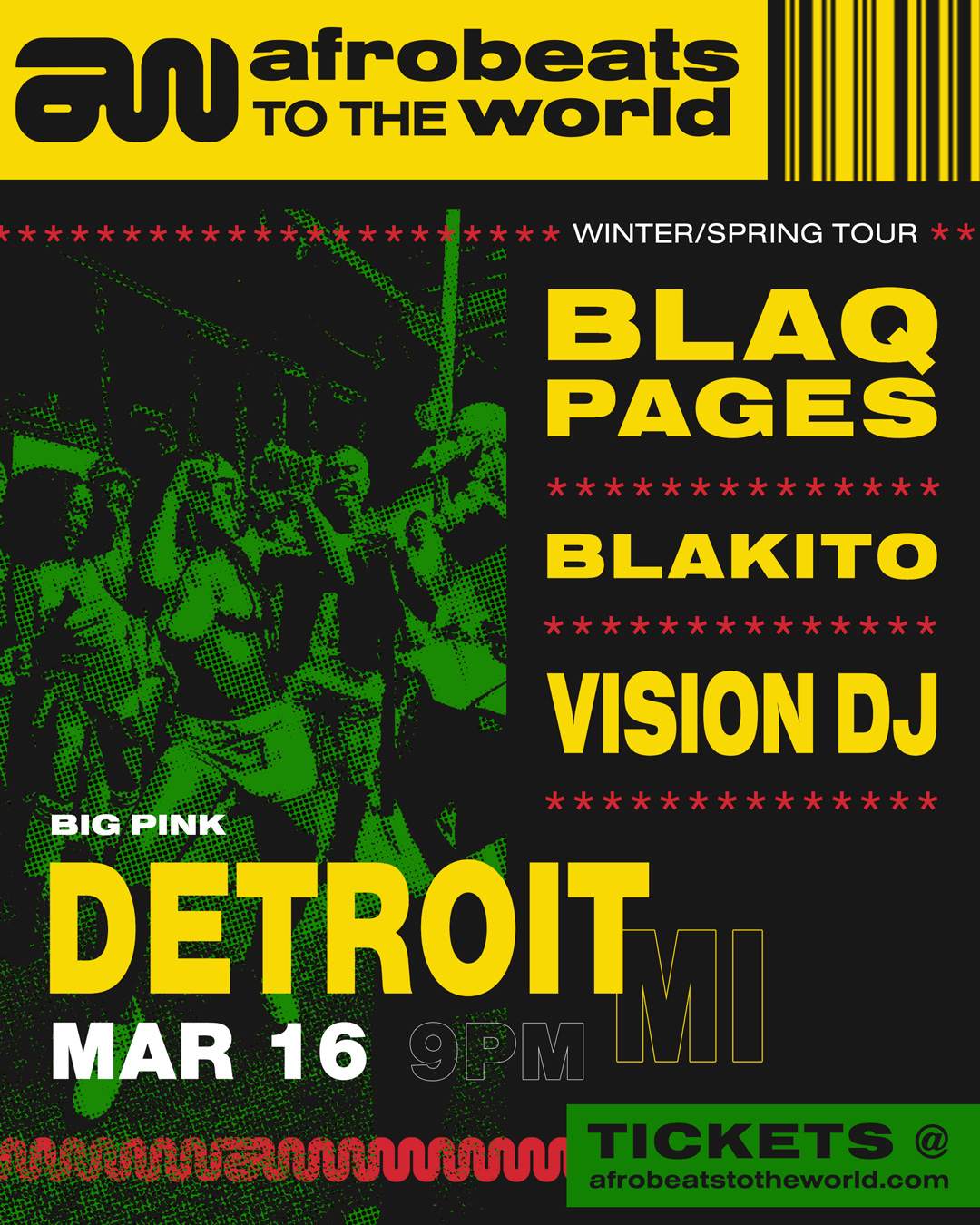 Afrobeats To The World ( Detroit ) at Big Pink, Detroit