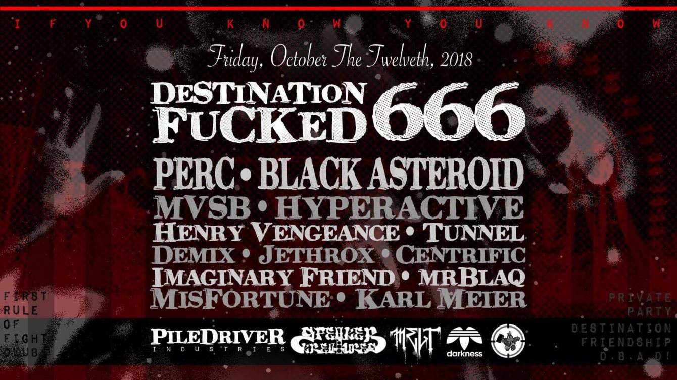 Destination Fucked 666 - Página frontal