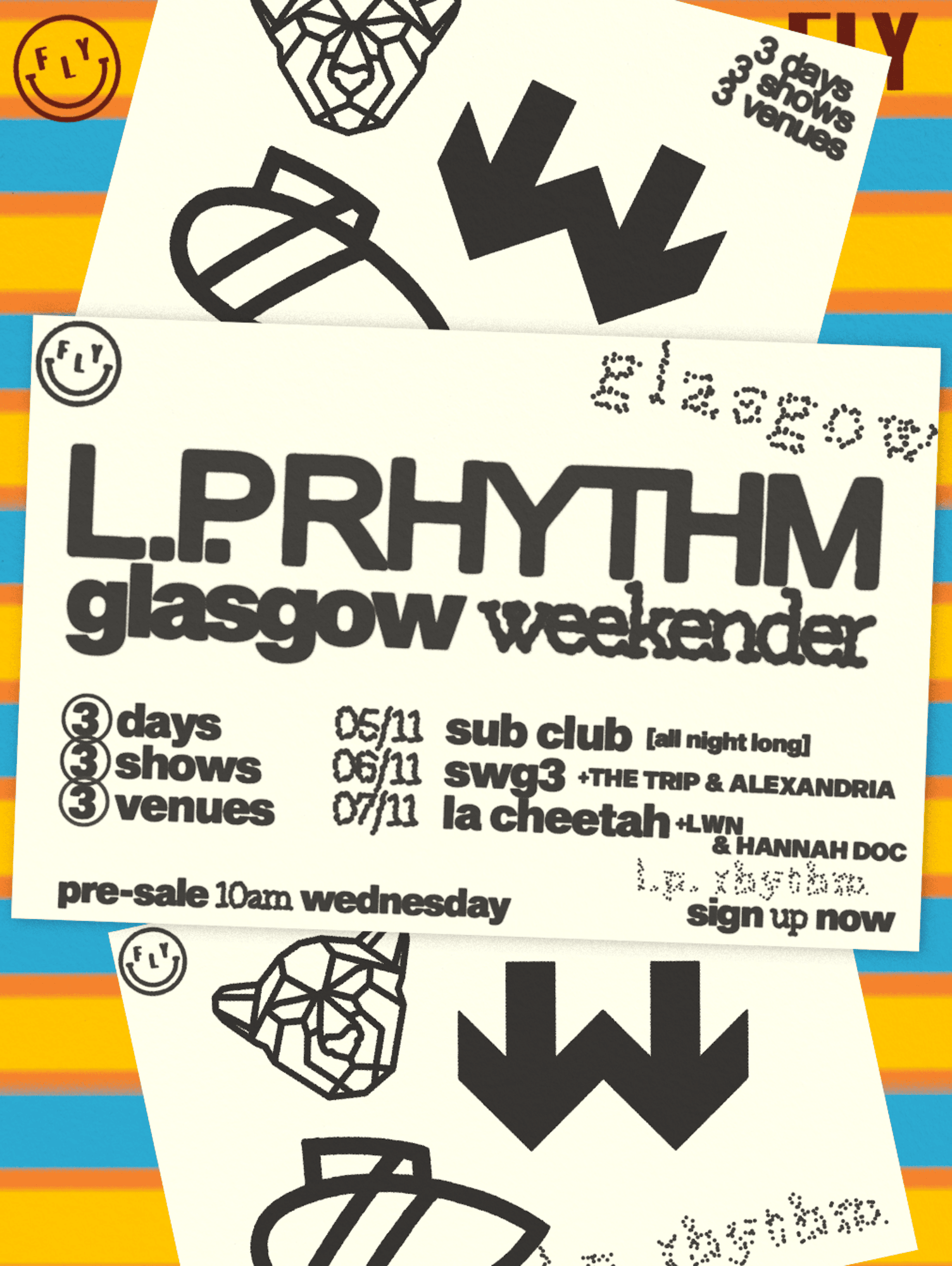 L.P. Rhythm Glasgow Weekender - La Cheetah en La Cheetah Club, Glasgow
