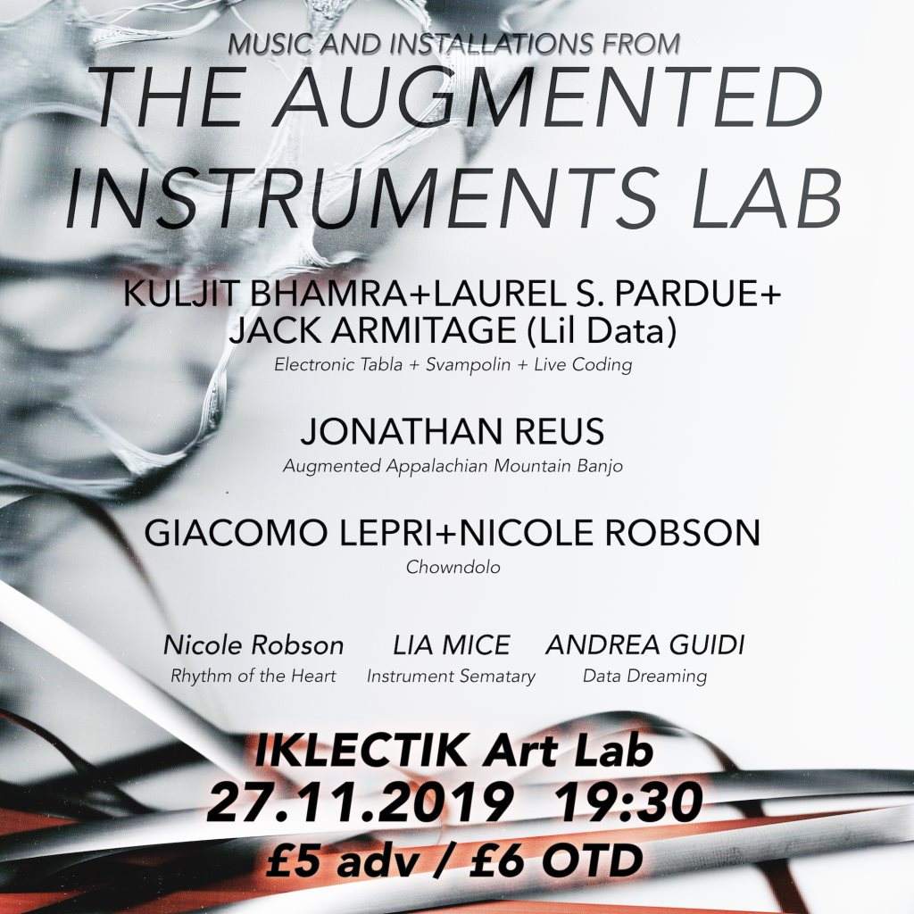 Music & Installations From The Augmented Instruments Laboratory - Página frontal