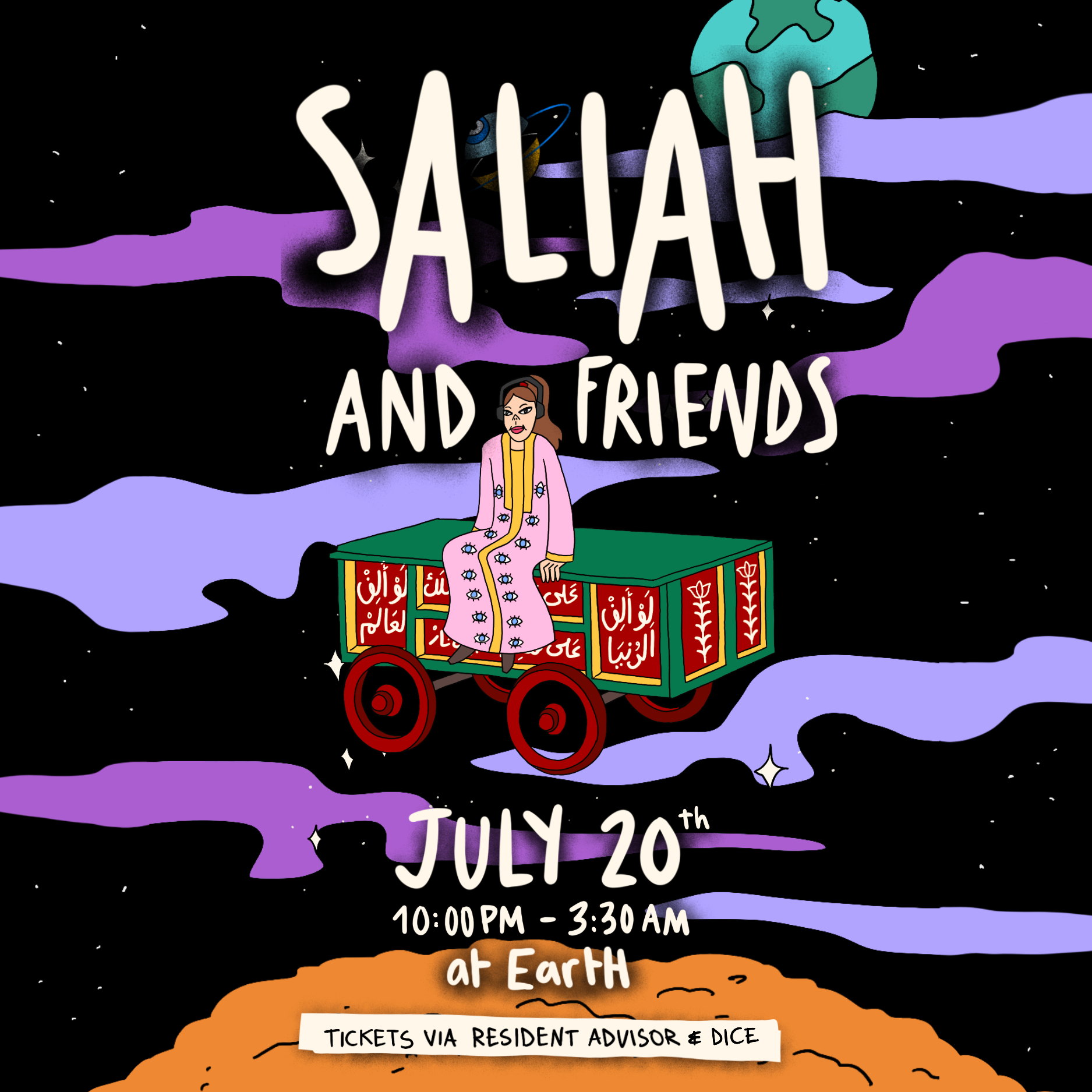 Saliah & Friends - Página frontal