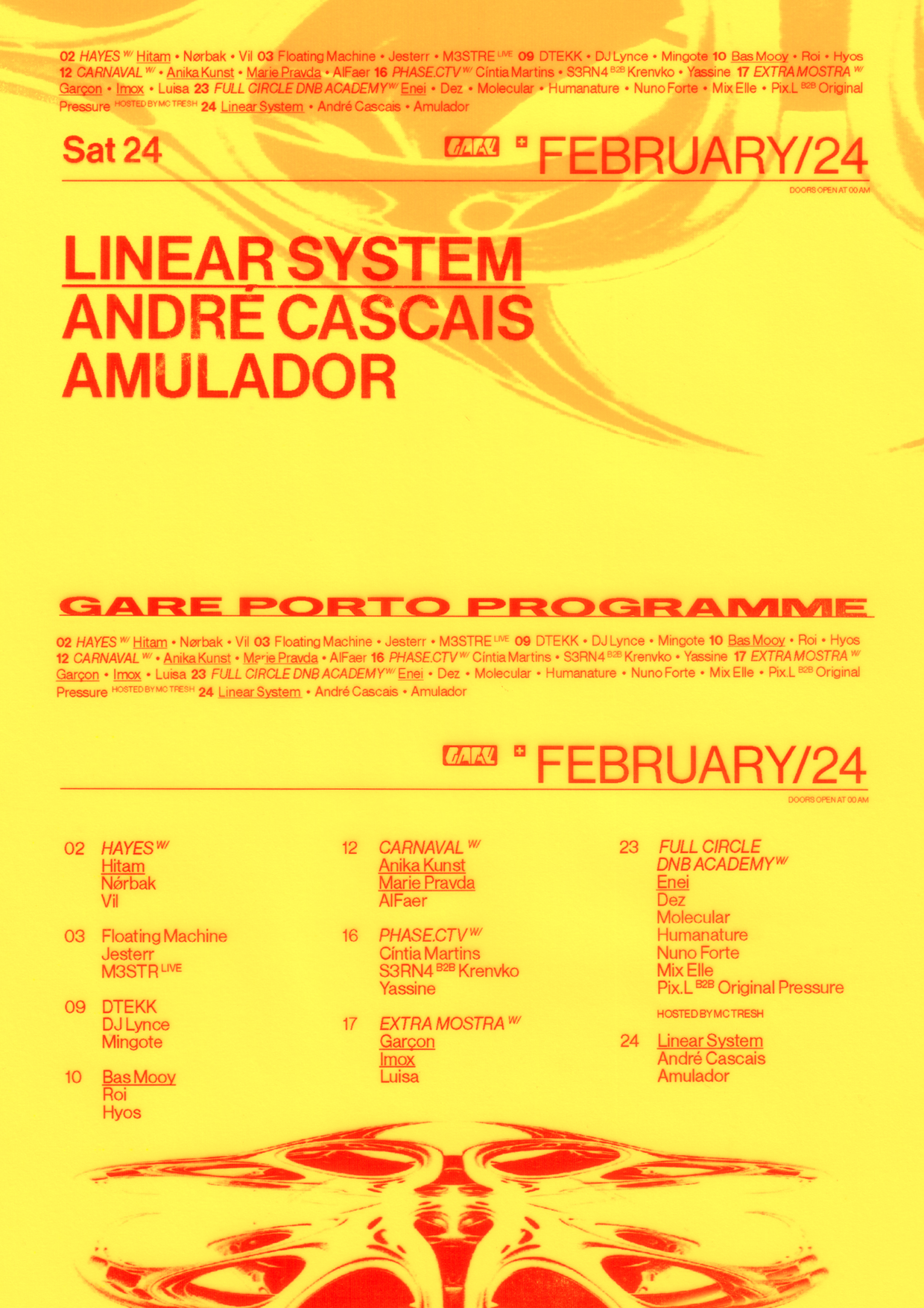 Linear System + André Cascais + Amulador - Página frontal