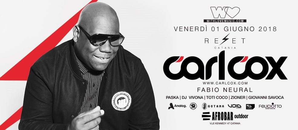 With Love presents: Carl Cox - フライヤー表