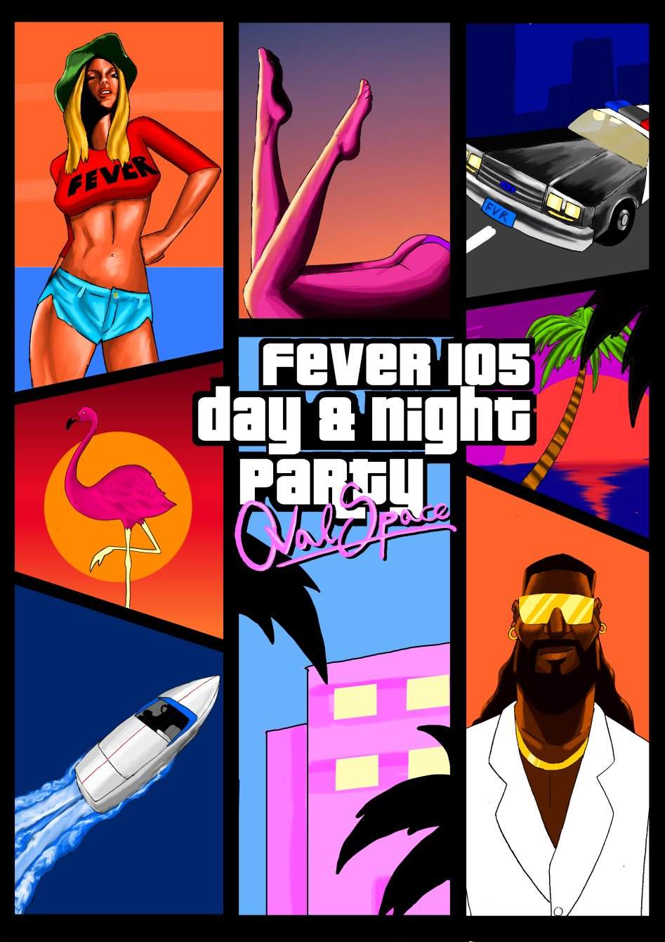 Fever 105's Grand Theft Auto (Vice City) Day and Night Tribute Party - Página frontal