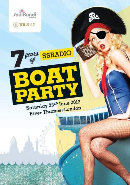 7 Years of Ssradio London Boat Party - Página frontal