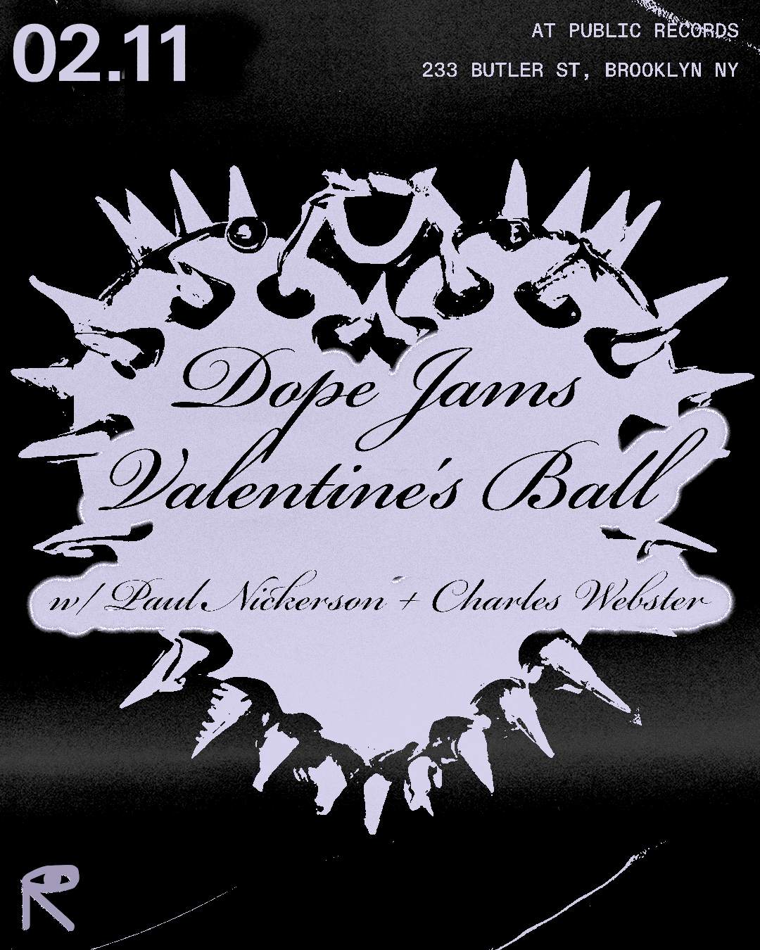 Dope Jams Valentine's Ball with Paul Nickerson + Charles Webster - Página frontal