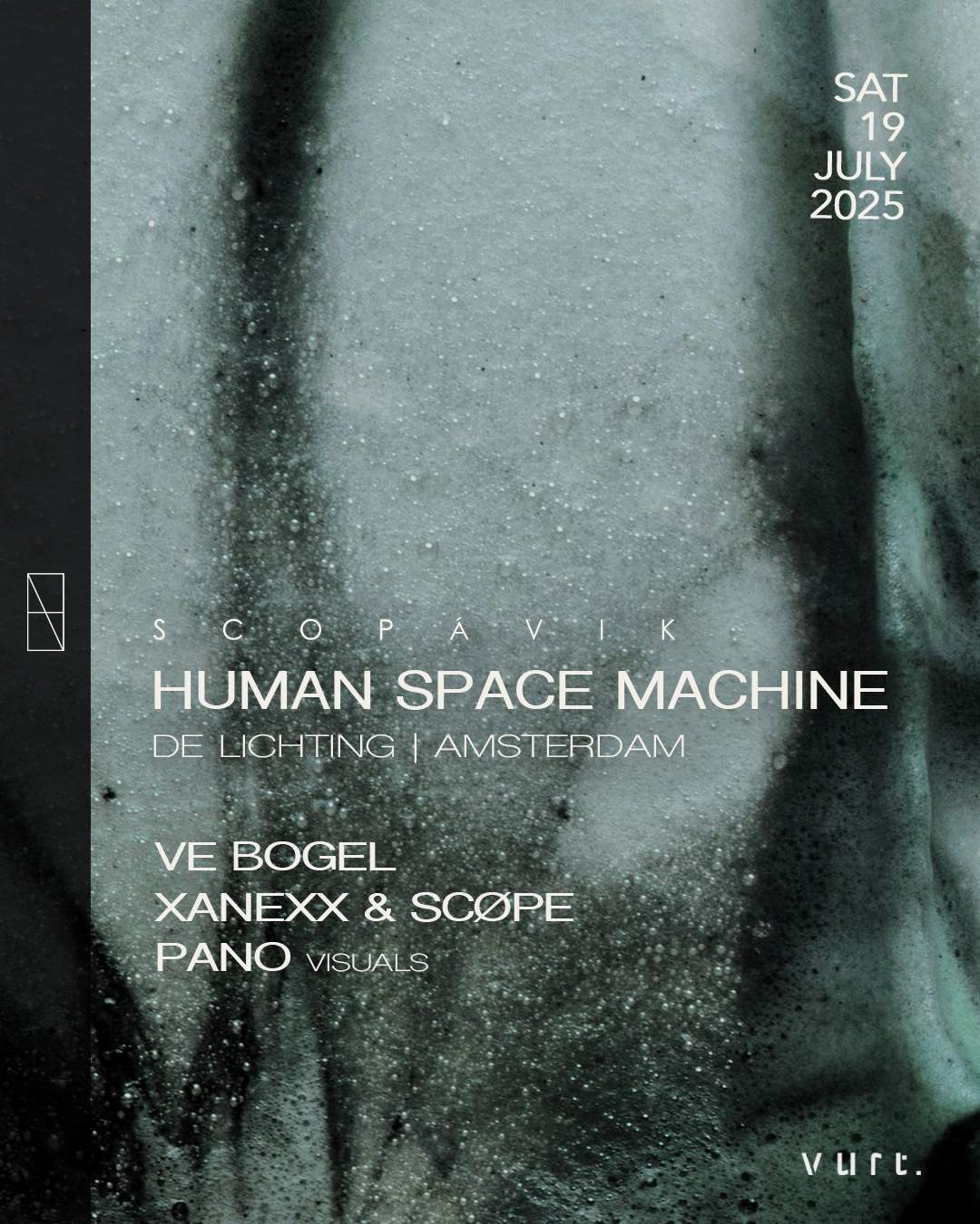 SCOPÁVIK Night with Human Space Machine at vurt., Seoul