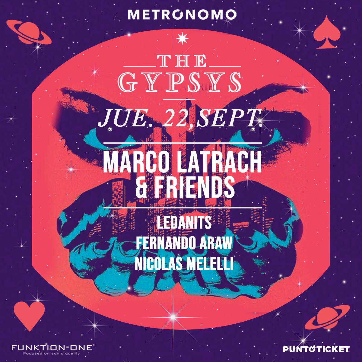The Gypsys presenta Marco Latrach & friends - フライヤー表