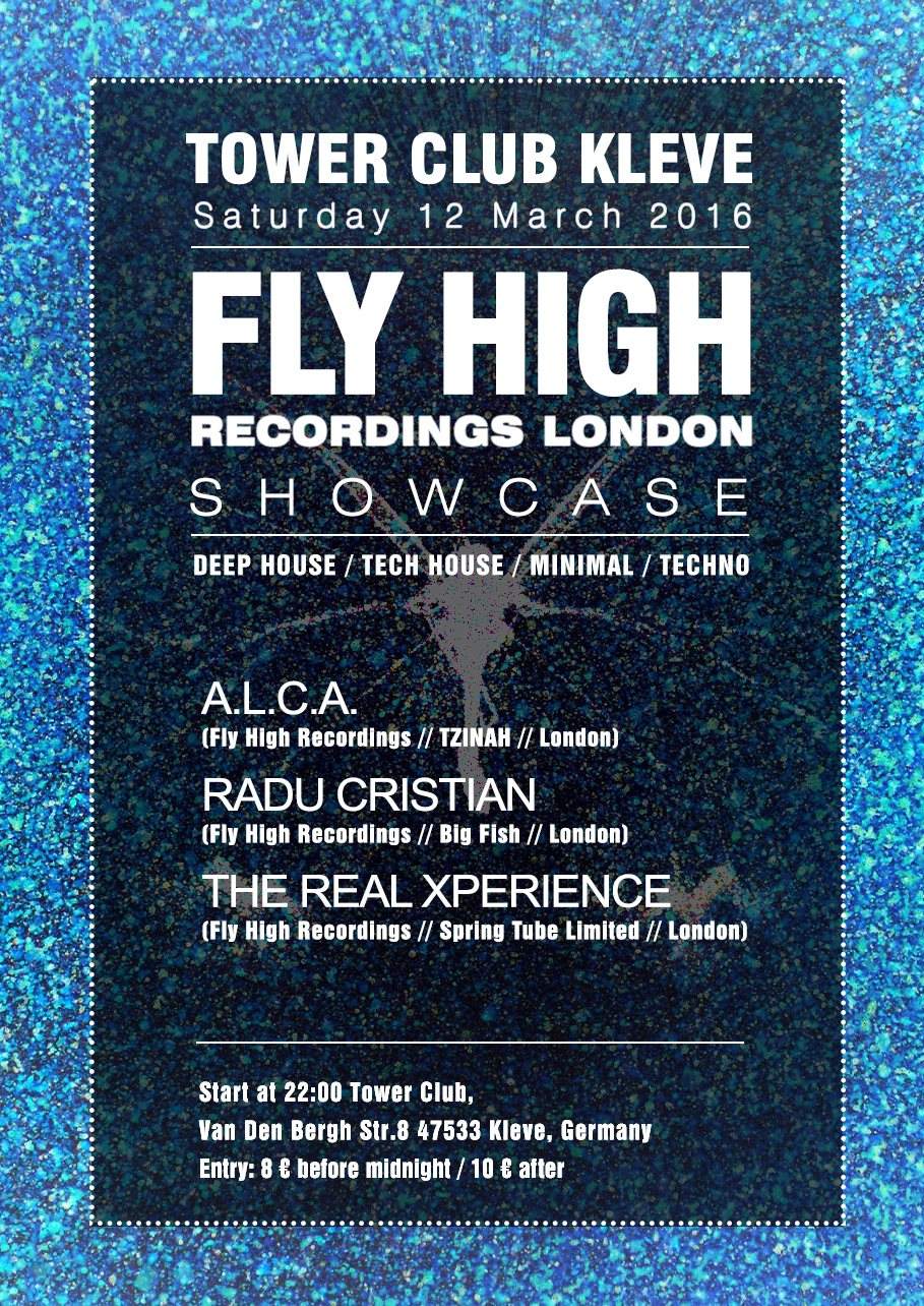 Fly High Recordings Showcase - フライヤー表