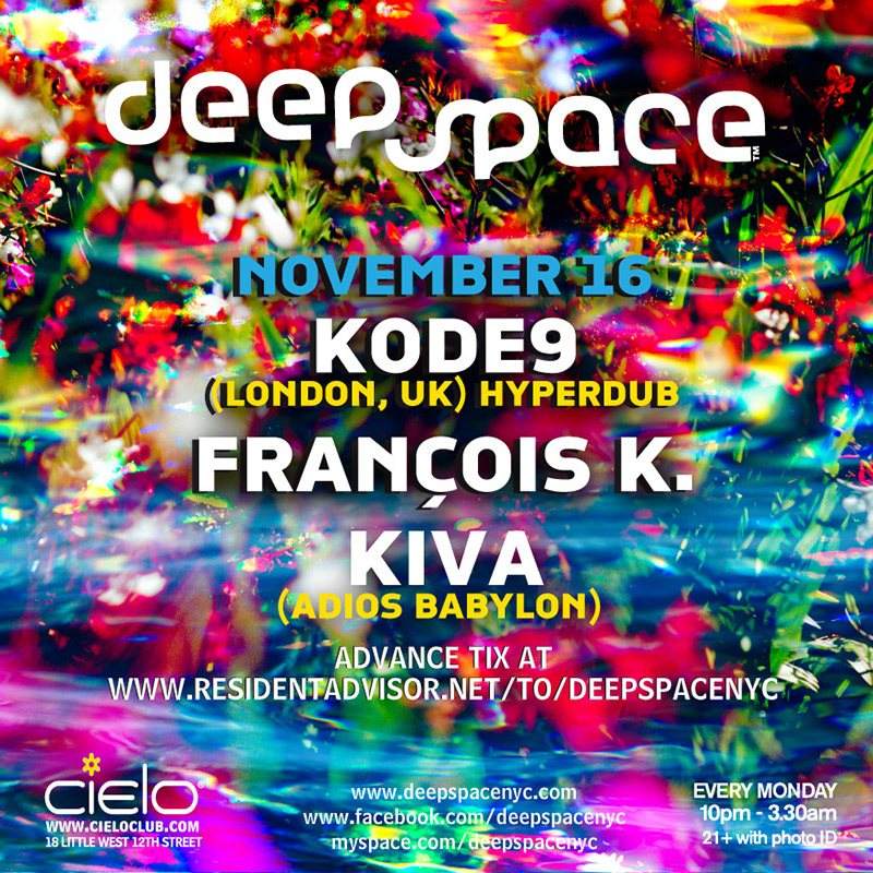 Deep Space: Kode9, Kiva & Francois K - Página frontal