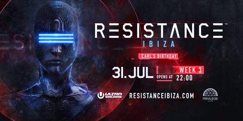Resistance Ibiza Week 3 - Carl's Birthday - Página frontal
