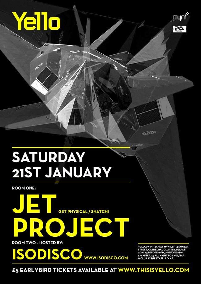 Jet Project at Yello - Página frontal