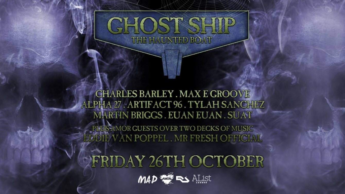 Ghost Ship Ft. MAD The Biggest Halloween Boat Party - フライヤー裏
