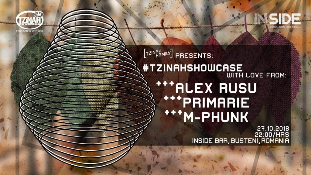 Tzinahshowcase with Love From: Alex Rusu, Primarie, M-Phunk - フライヤー裏