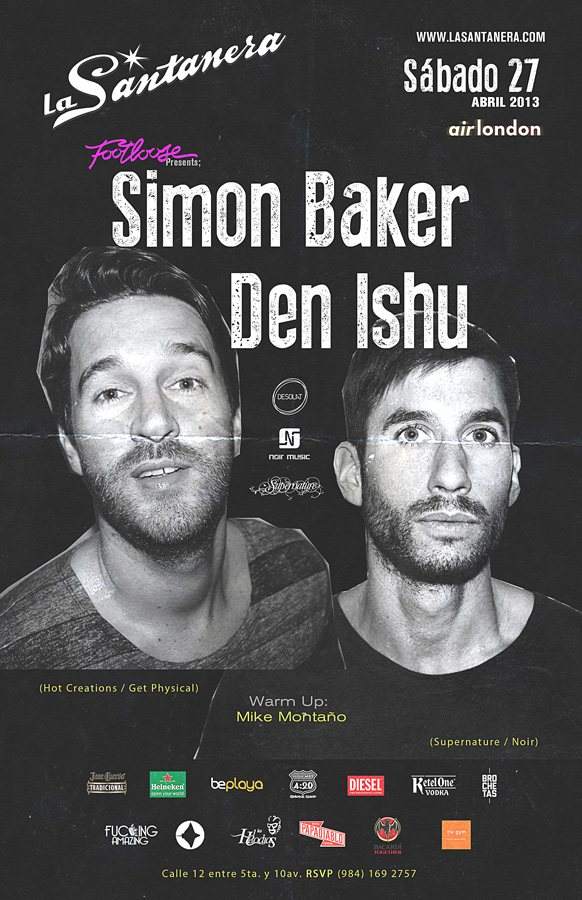 Footloose presents Simon Baker & Den Ishu - Página frontal