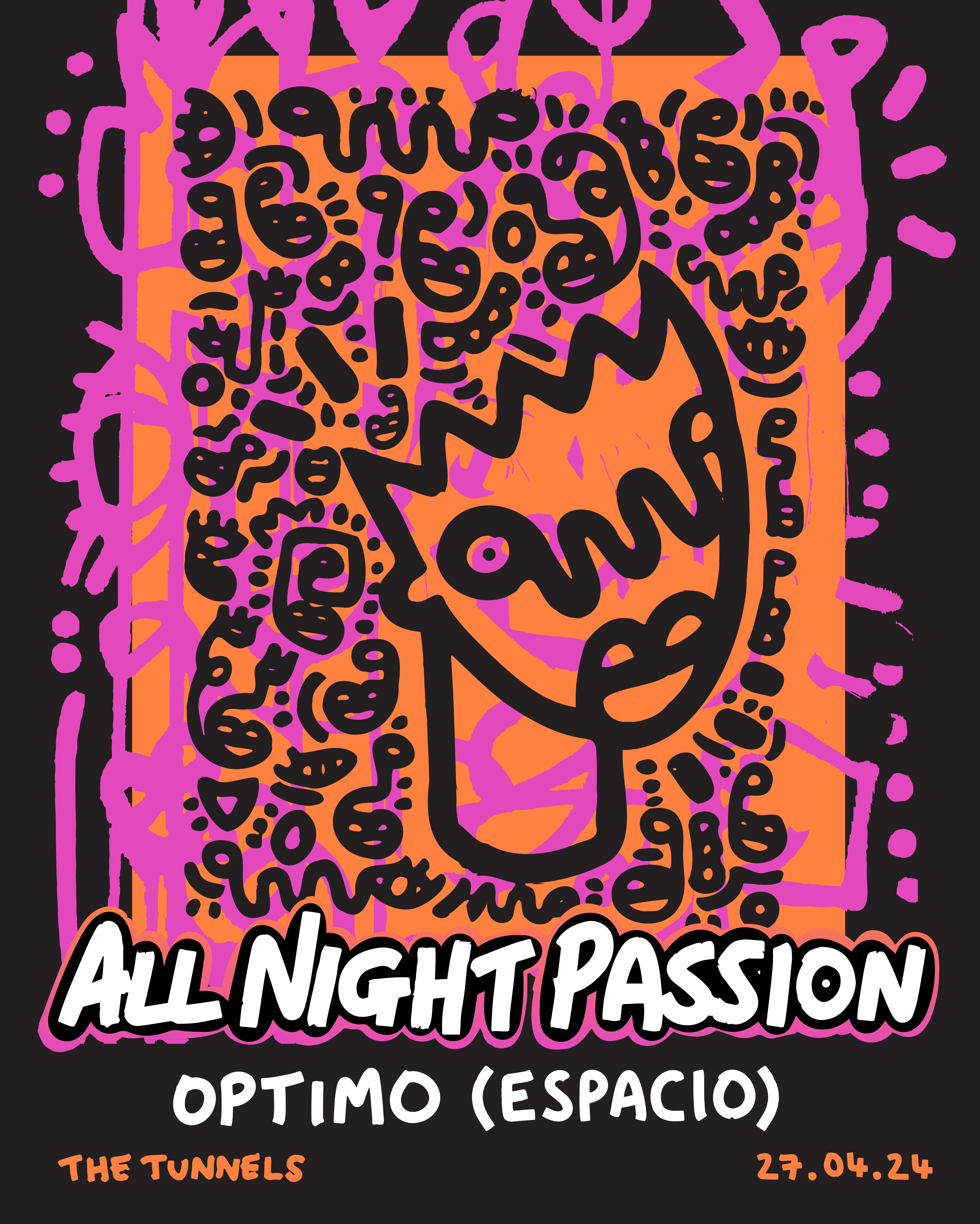 All Night Passion presents Optimo (Espacio) [all night long] - フライヤー裏