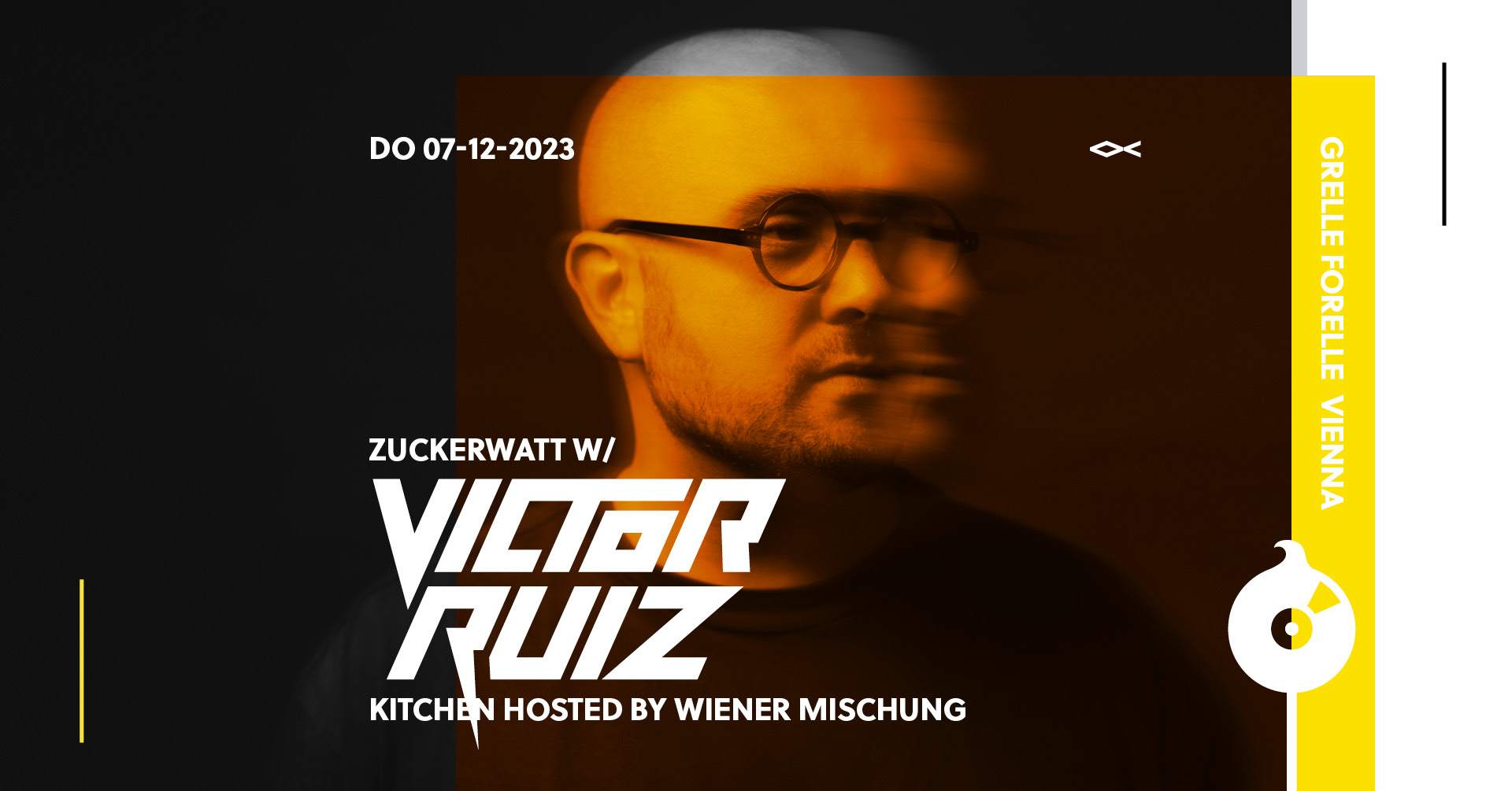 ZUCKERWATT with Victor Ruiz - フライヤー表