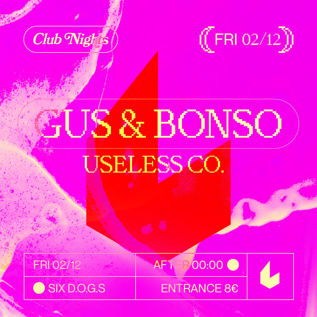 Gus & Bonso with Useless Co - Página frontal