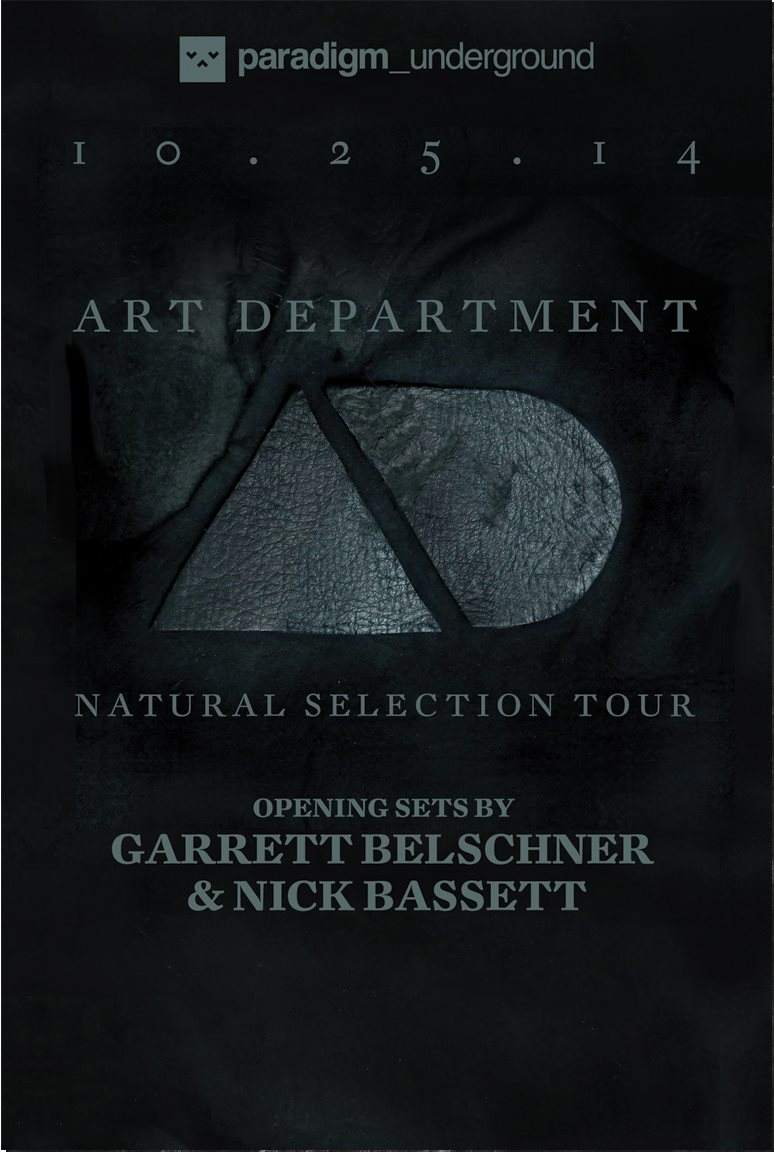 Paradigm presents Art Department: Natural Selection Tour - Chicago - Página frontal