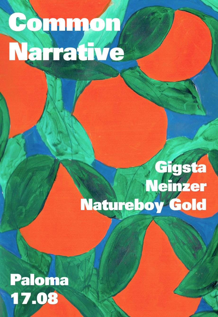 Common Narrative with Gigsta & Neinzer - Página frontal