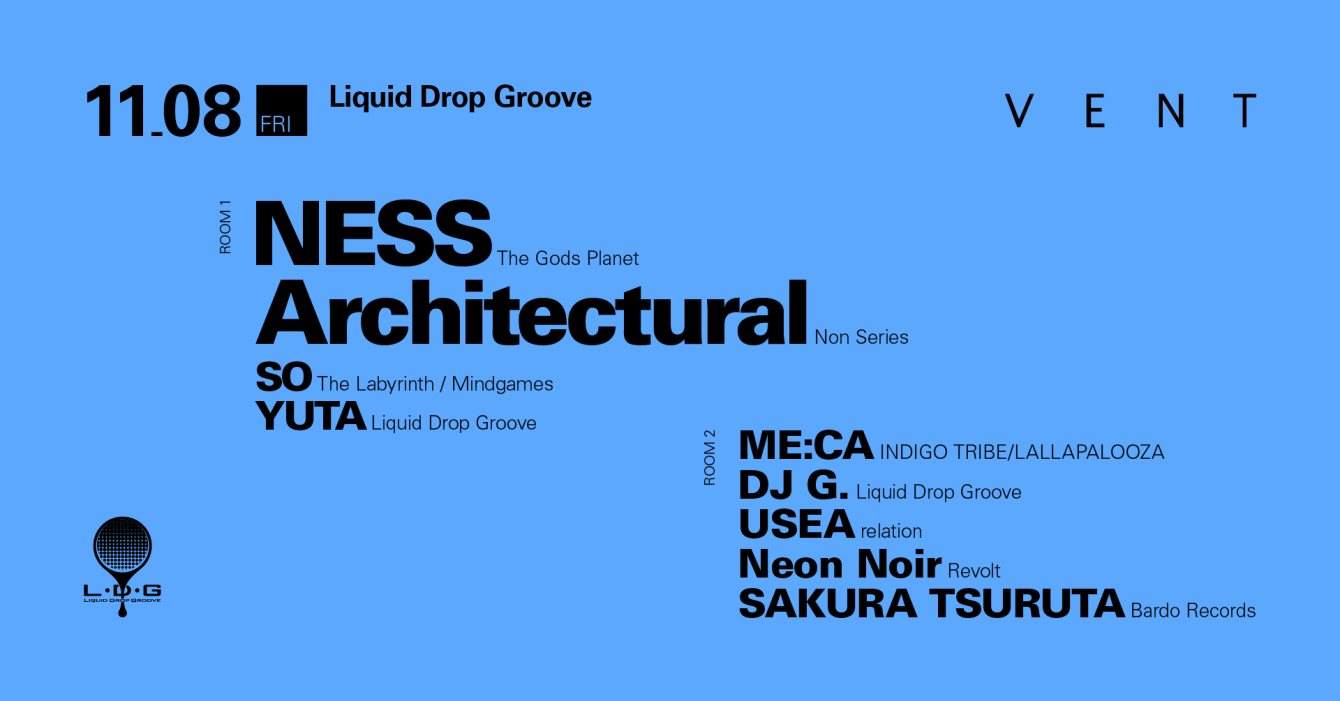 Ness & Architectural at Liquid Drop Groove - Página frontal