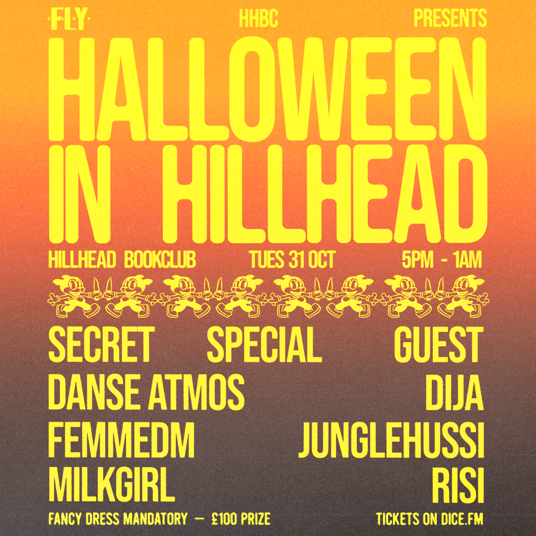 Halloween in Hillhead - FLY x Hillhead Book Club  - Página frontal