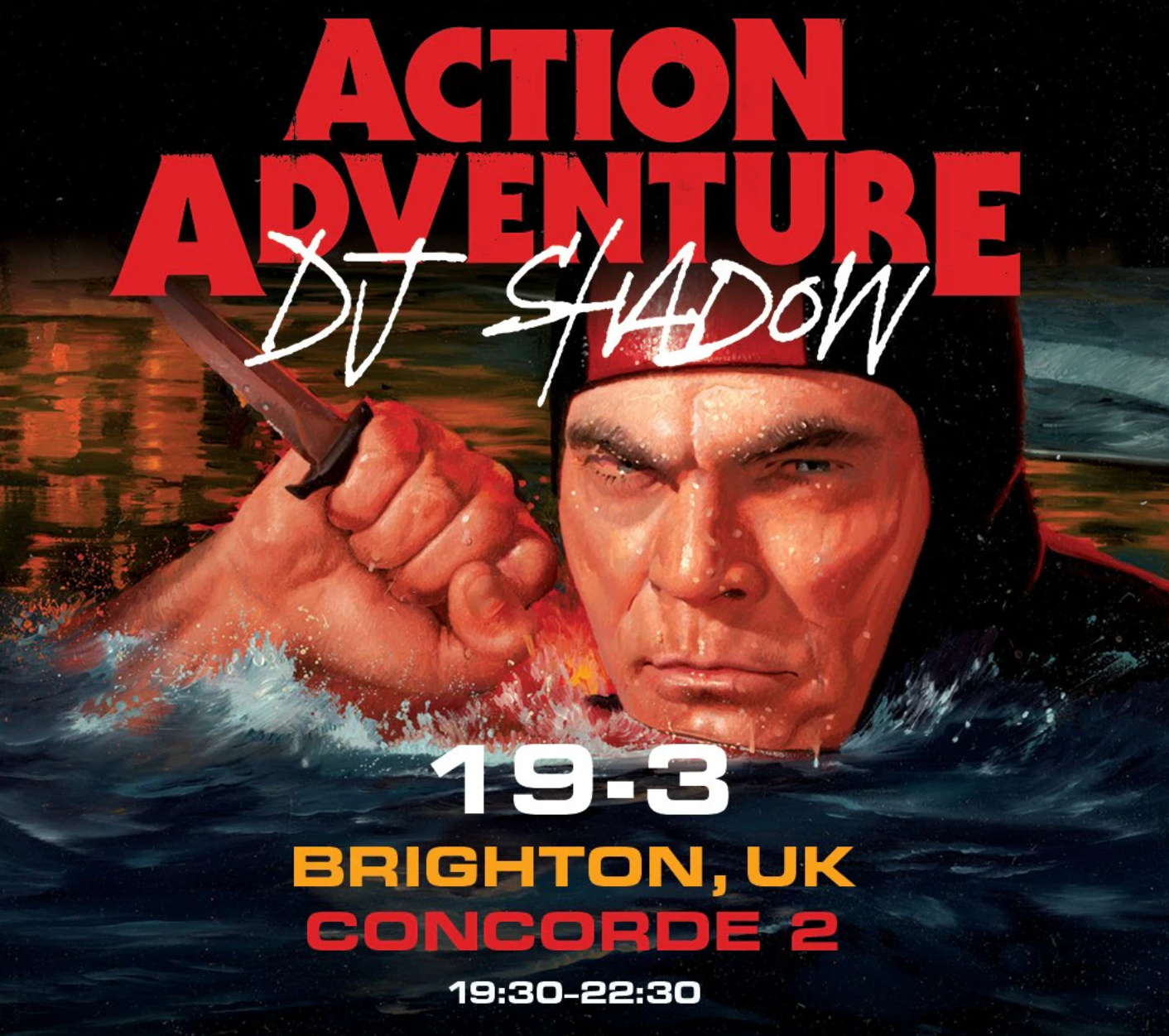 DJ Shadow Album Launch "Action Adventure" - Página frontal