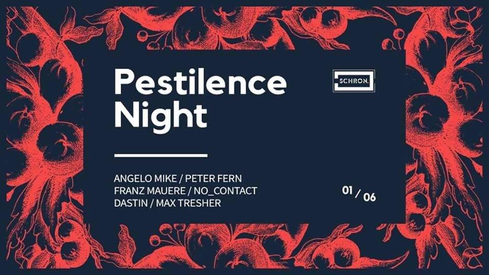 Pestilence Night w. Angelo Mike - フライヤー表