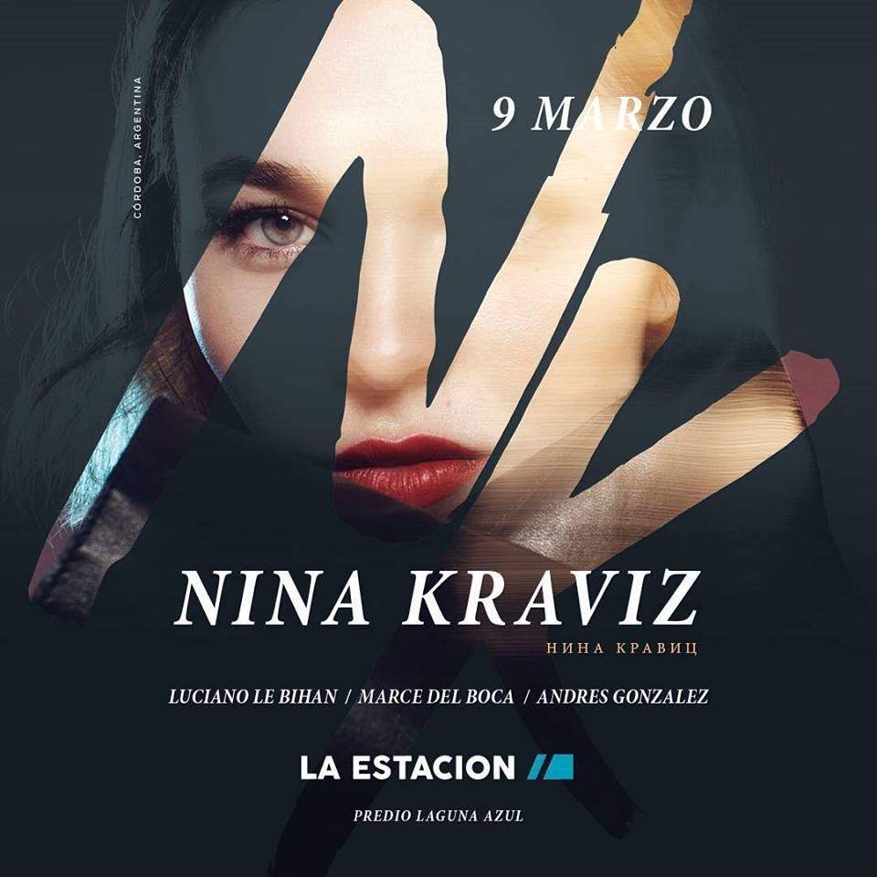 La Estacion - Nina Kraviz - Luciano Le Bihan - Andres Gonzalez - Marce Del Boca - フライヤー裏