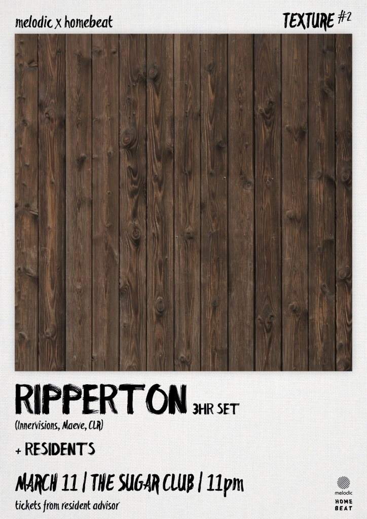 Texture #2 - Ripperton - フライヤー表
