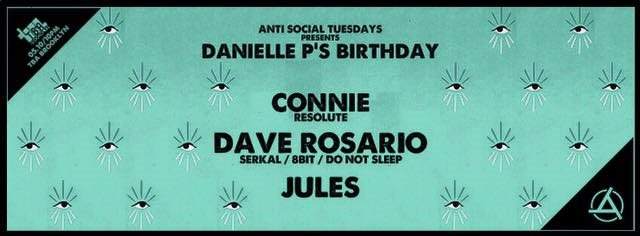 Anti-Social Tuesday Special Edition: Danielle P's Anti-Social Bday - Página frontal
