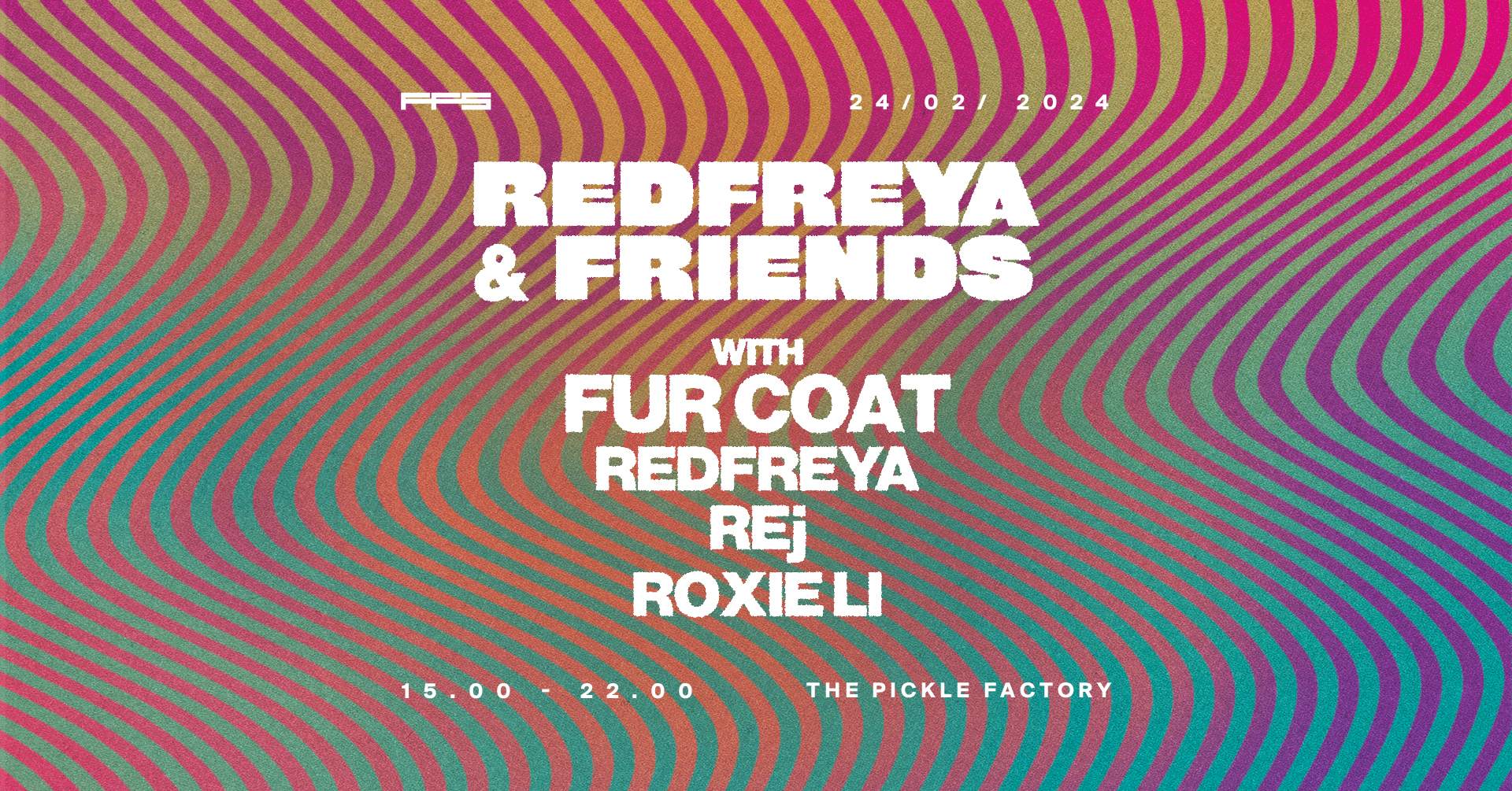 Redfreya & Friends with Fur Coat - フライヤー表
