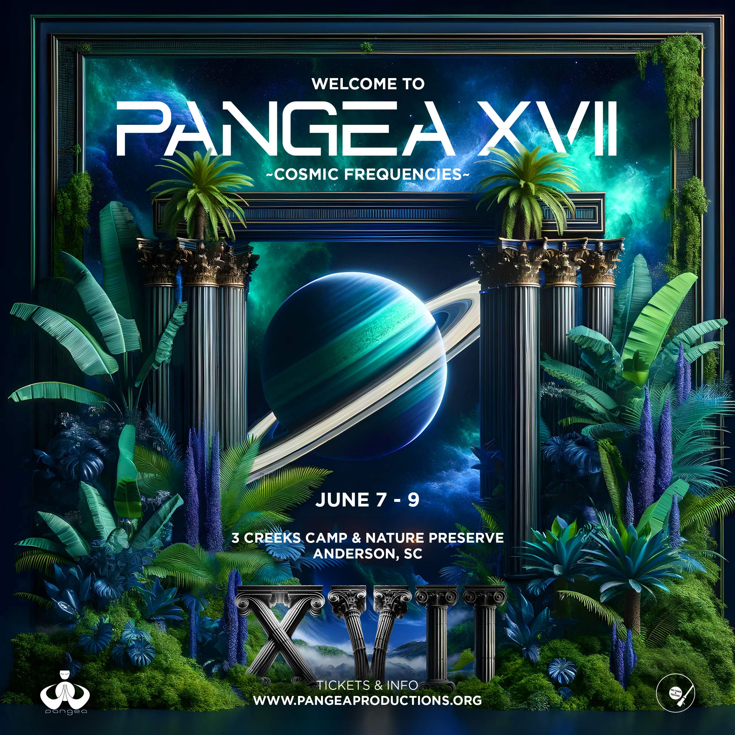 Welcome to Pangea XVII ~ Cosmic Frequencies - Página trasera