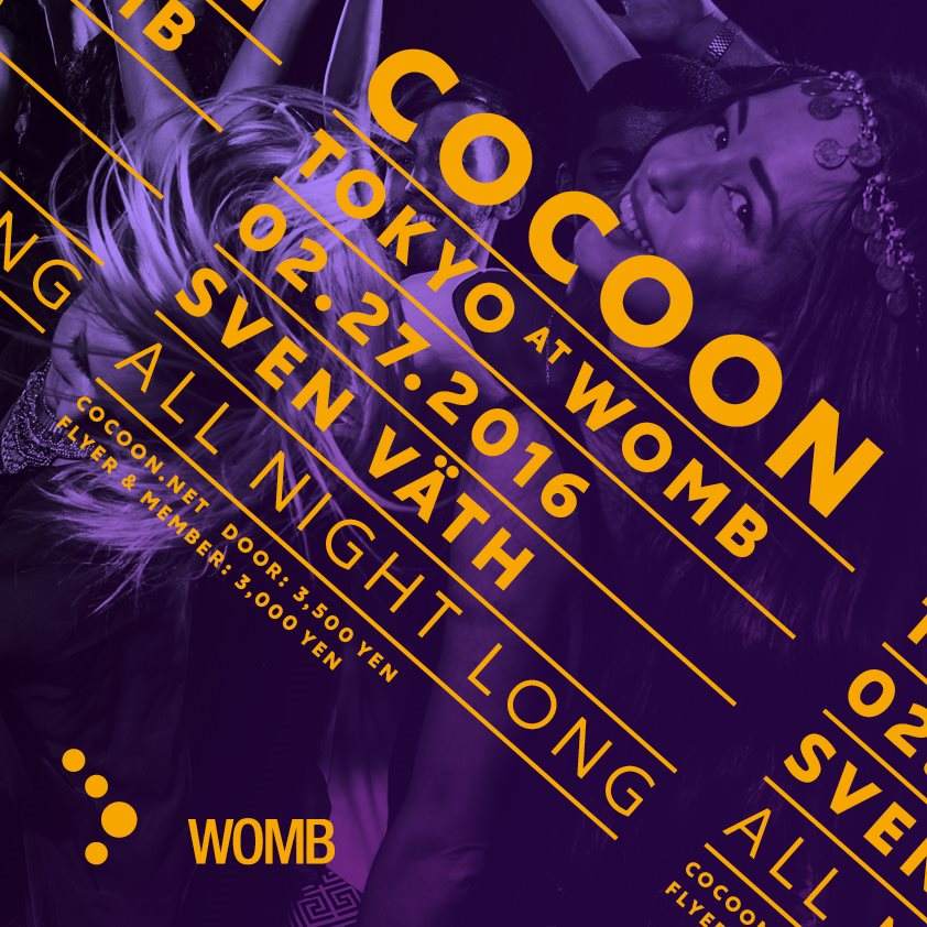 Womb Renewal Opening Party Day 2 - Cocoon Tokyo - フライヤー表