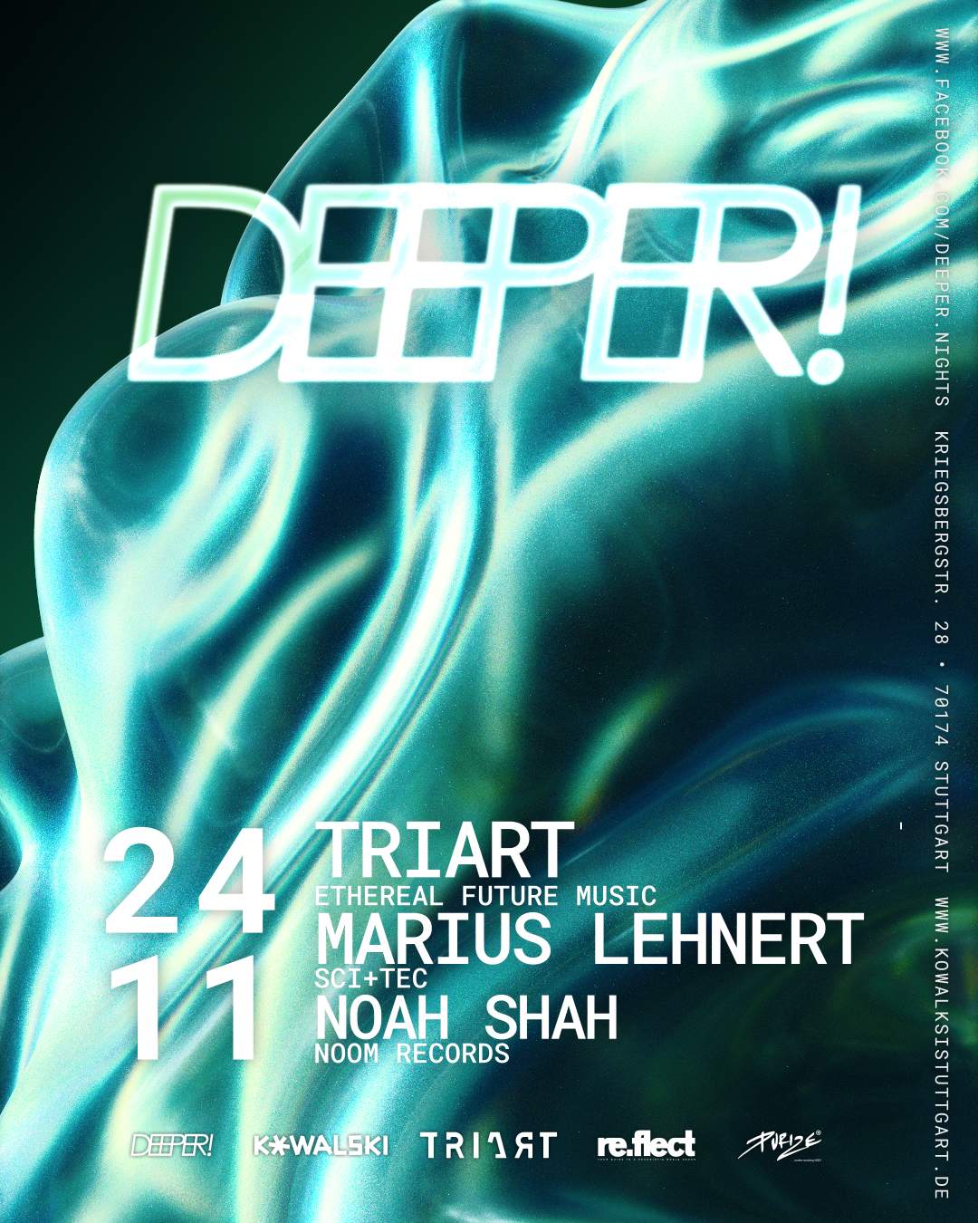 DEEPER! feiert Triart, Marius Lehnert & Noah Shah - Página frontal