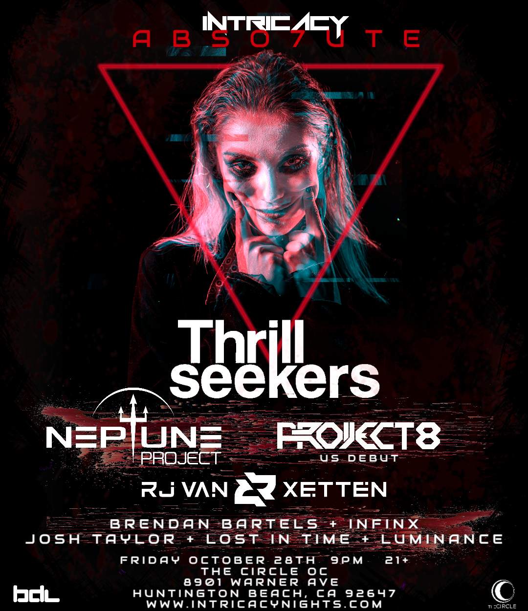 Thrillseekers / Neptune Project / Project 8 - Página frontal