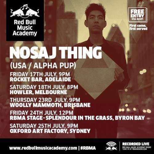 Red Bull Music Academy presents Nosaj Thing - Página frontal