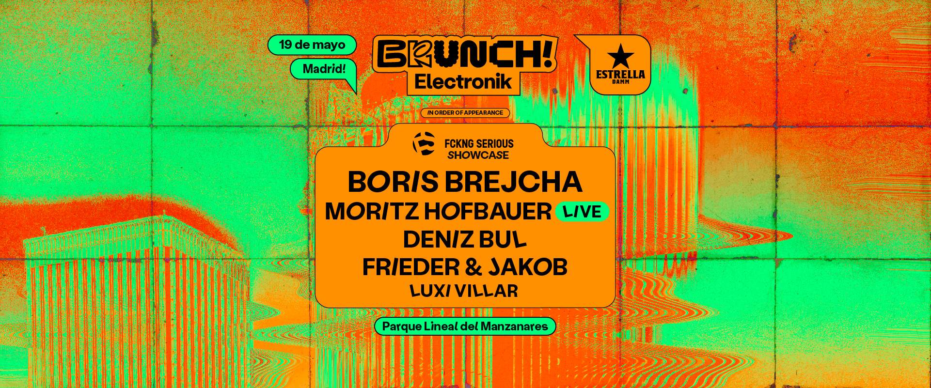 Brunch Electronik Madrid #4 Boris Brejcha, Moritz Hofbauer live, Deniz Bul y más - Página trasera